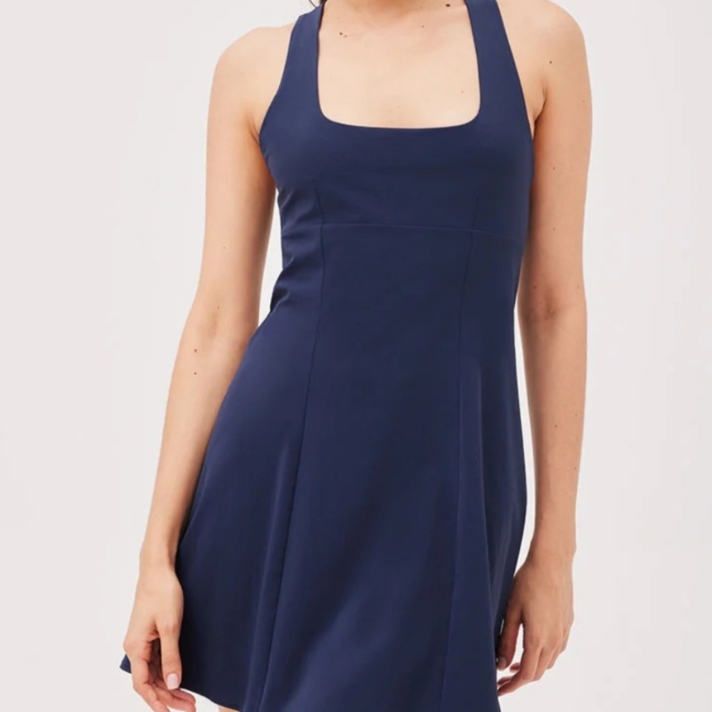 Outdoor Voices Navy Backless Dress